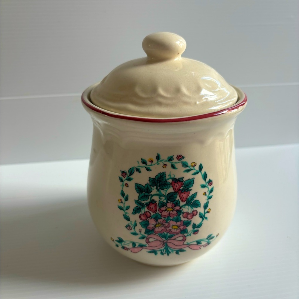 Vintage Berryvine Strawberry Canister